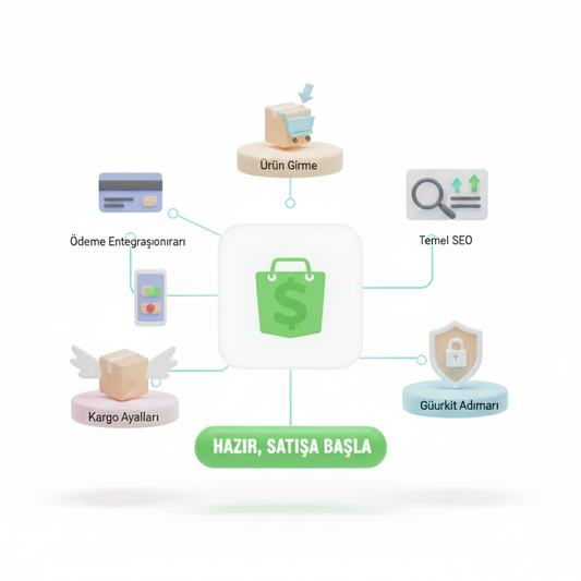 Shopify Mağaza Kurulumu – Teknik Altyapı Hazır, Siz Satışa Odaklanın